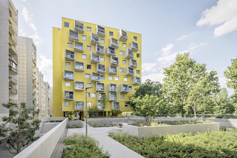 Karlheinz Hora Hof Residential Building, Vienna by Querkraft Architekten, (2022)