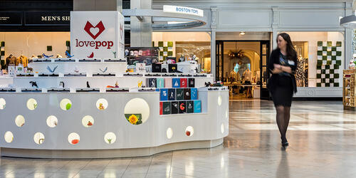 Lovepop Kiosk at Prudential Center 2018