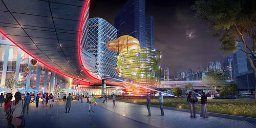 Urban Design-Central District of Guangzhou Eastern Transportation Hub | 2018