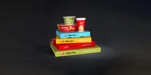 Pizza Hut Home Delivery Packaging Design 2017-2018
