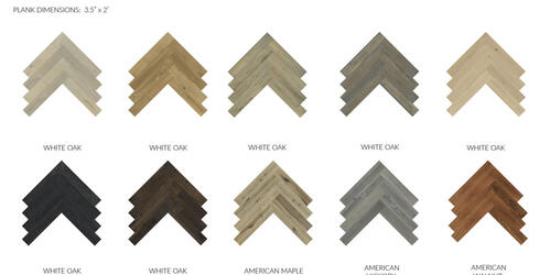 Design Emporium, Obsidian Oak Herringbone | 2021-2022