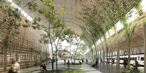 Gare Rive Droite Bordeaux, France, Pauline Bourgade, France