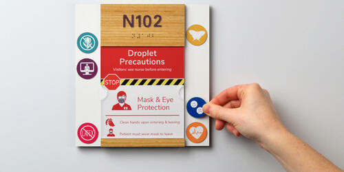 Attend Patient Room Signs 2019