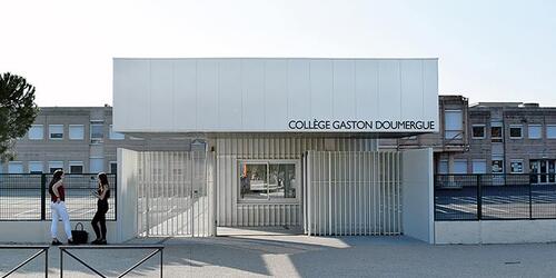 Renovation of Gaston Dourmergue College Recreation Area - Johan Laure, Guillaume Giraud ,Hadrien Balalud de Saint Jean - France