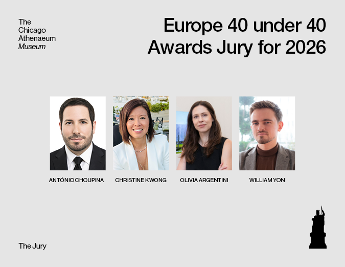 Europe 40 under 40 Architecture and Design Awards Jury Team for 2026